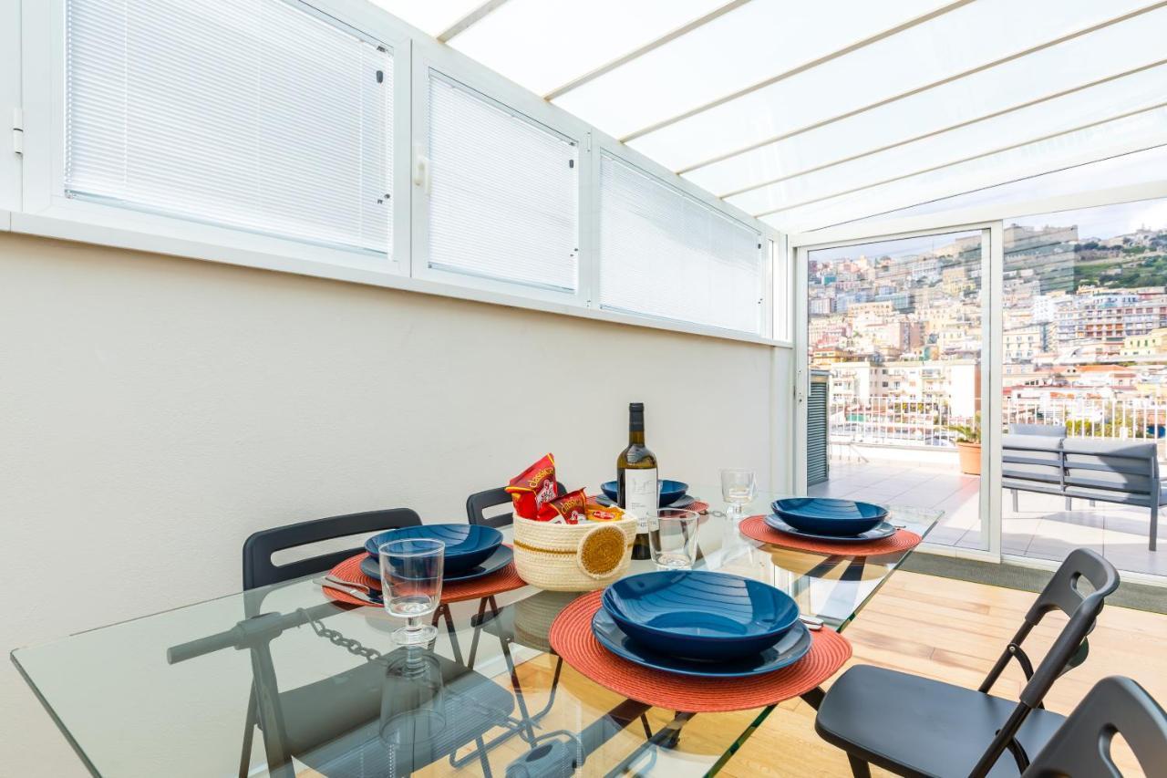 Apartmán Seaview Terrace 360°& Elegant Loft Neapol Exteriér fotografie
