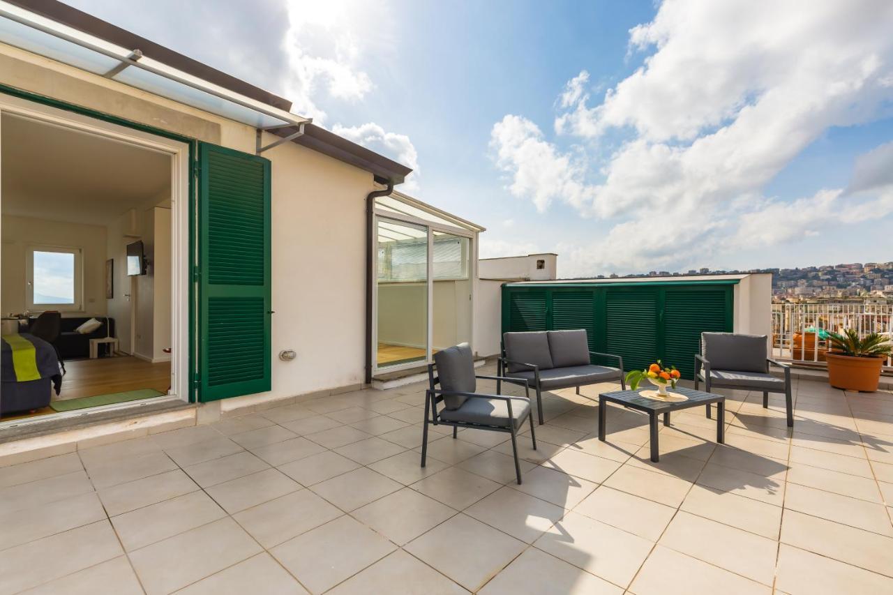 Apartmán Seaview Terrace 360°& Elegant Loft Neapol Exteriér fotografie